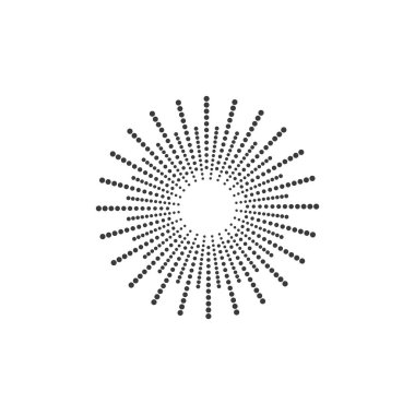 Güneş patlaması simgesi düz tasarım