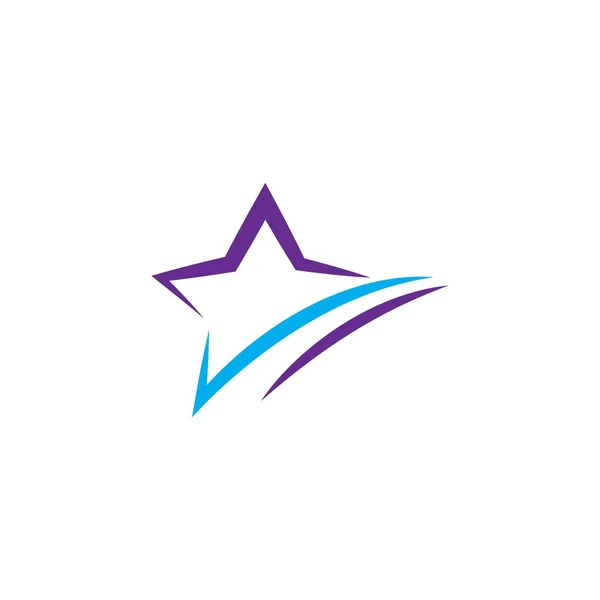 Векторный Дизайн Star Logo — стоковый вектор