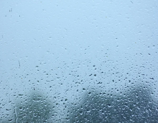 Дощ Падає Вода Віконне Скло — стокове фото