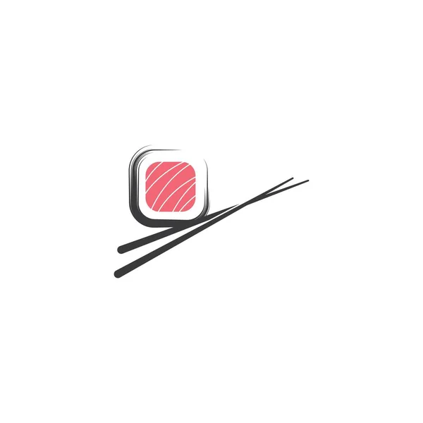 Sushi Modern Restaurant Logo Ontwerp — Stockvector