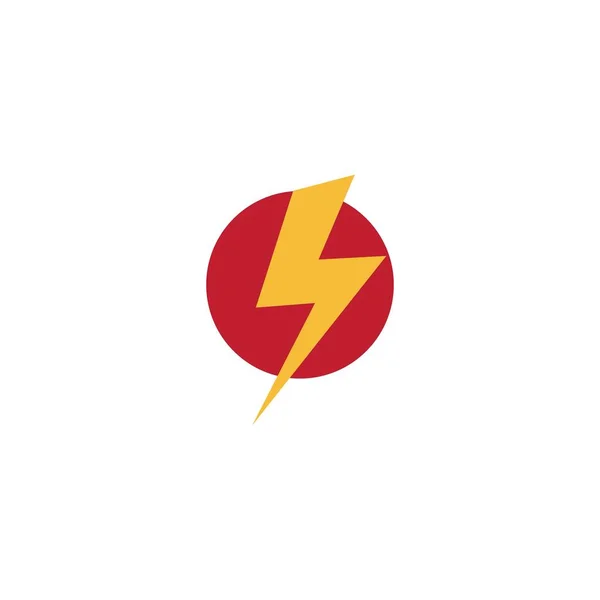 Conception Vectorielle Logo Power Lightning — Image vectorielle