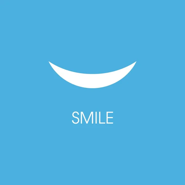 Glimlach Blij Gezicht Vector Ontwerp — Stockvector