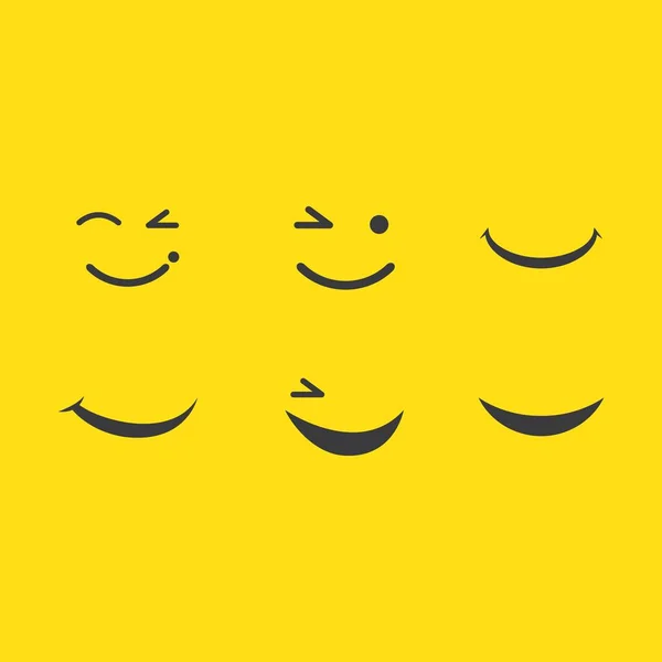 Smile Happy Face Vector Design — Stock Vector
