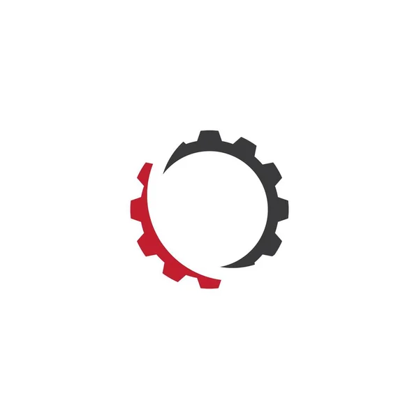 Tecnología Engranajes Logo Vector Ilustración Diseño — Vector de stock