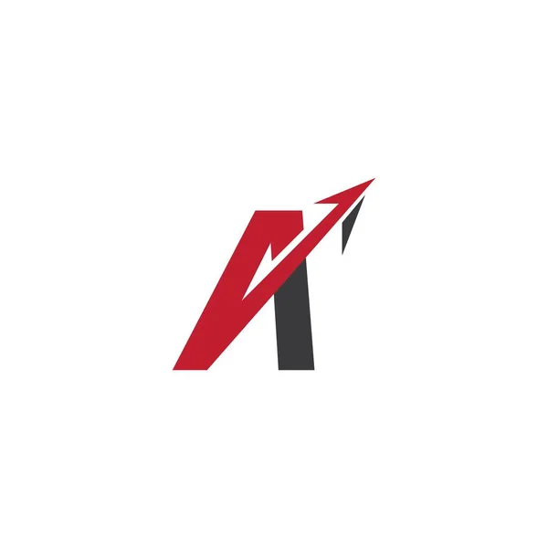 Modèle Logo Flèche Initiale — Image vectorielle