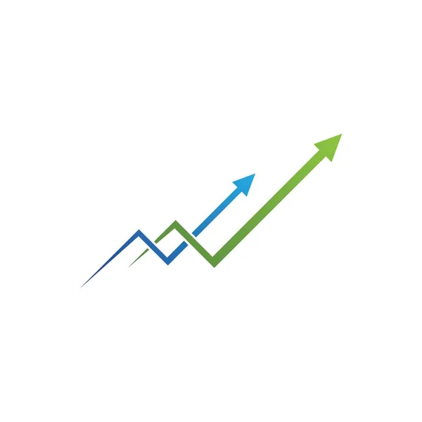 Modelo Vetor Logotipo Ilustração Seta —  Vetores de Stock