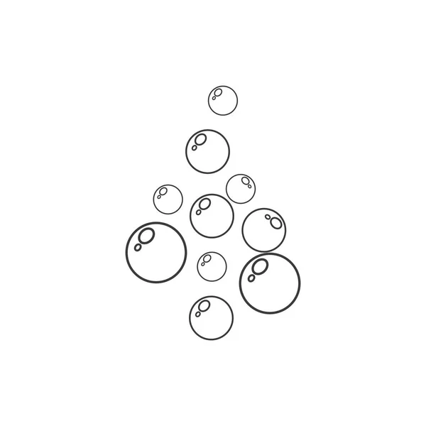 Вектор Ілюстрації Свіжих Бульбашок Води — стоковий вектор