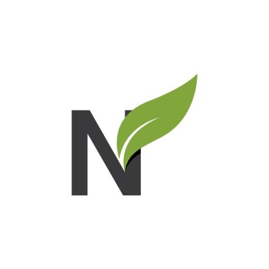 Yeşil yapraklı ilk harf.