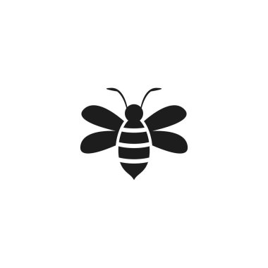 Bal arısı logo illüstrasyon vektör tasarımı 10 puan
