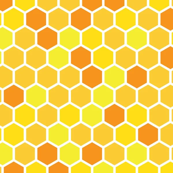 Honeycomb Logo Illustration Vector Design Eps — Stock vektor