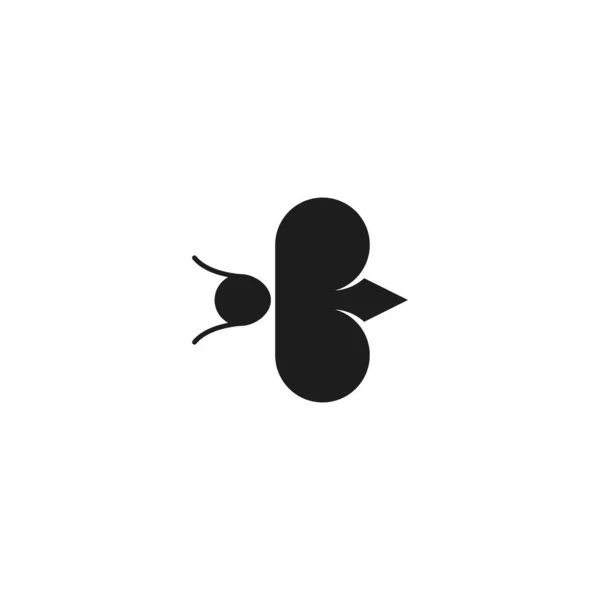 ミツバチのロゴイラストベクトルデザインEps — ストックベクタ