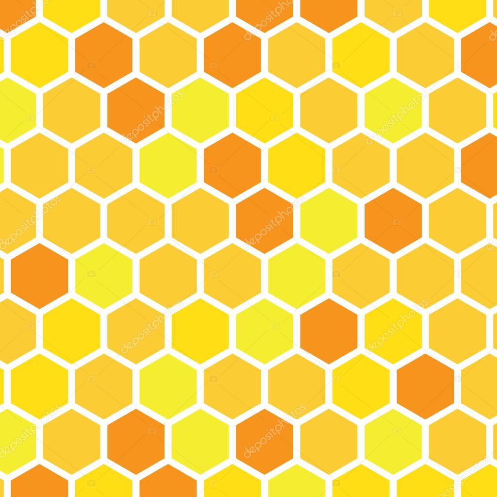 Honeycomb logo illustration vector design eps 10