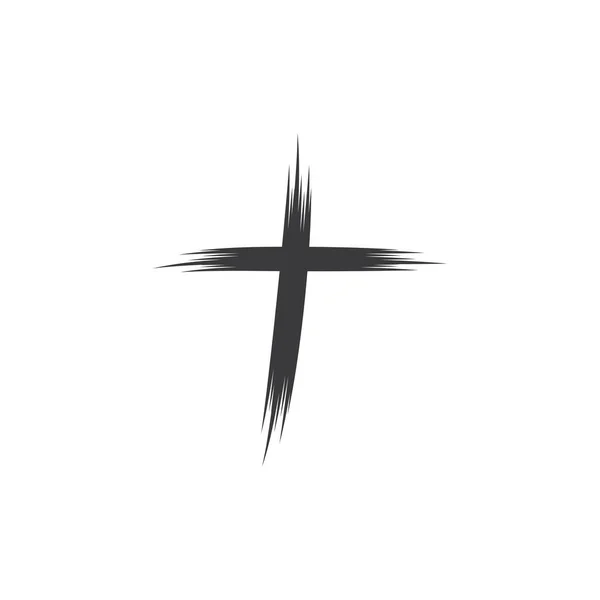 Modello Ilustrazione Vettoriale Logo Della Chiesa — Vettoriale Stock