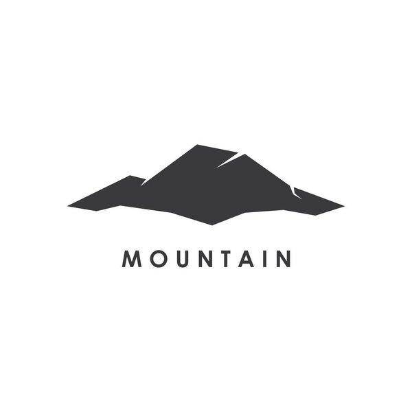 Mountain illustration logo vector design