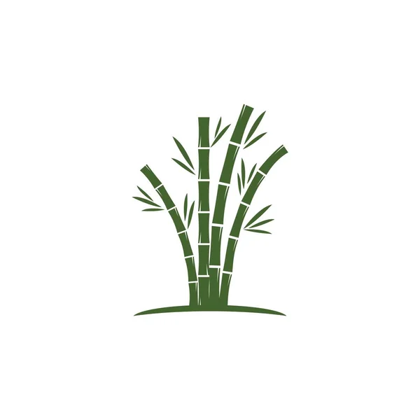 Bambus Zielonym Liściem — Wektor stockowy