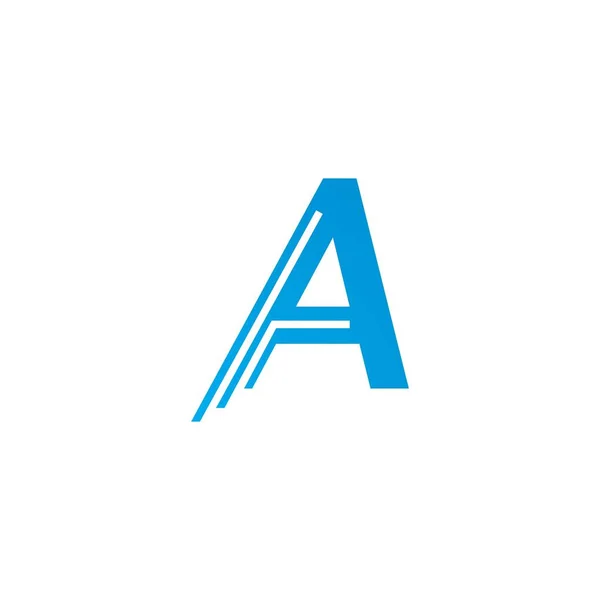 Modern Initial Letter Alfabet Lettertype Logo Vector Design — Stockvector