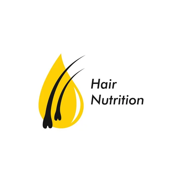 Логотип Лікування Волосся Векторний Шаблон Піктограми — стоковий вектор