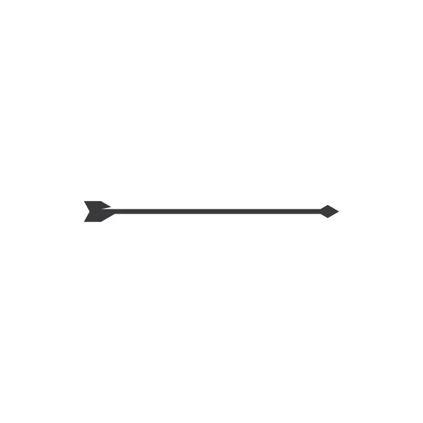 Archery Logo Vector Ilustration Flat Design — Stock Vector