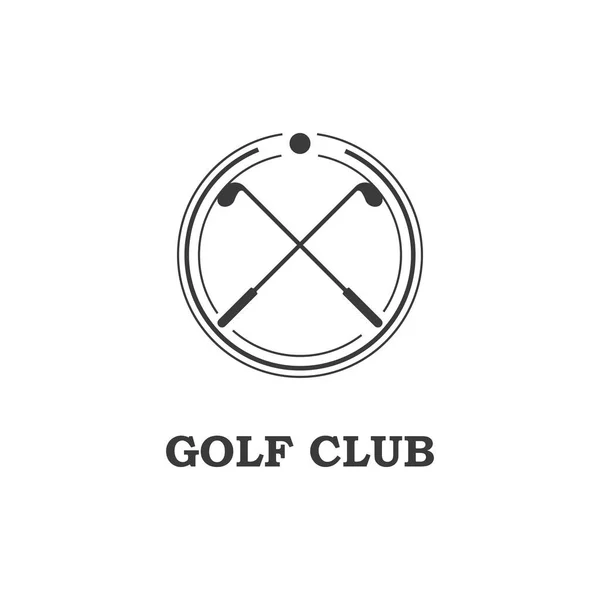 Golf Logo Template Vector Illustration Design — Stock Vector