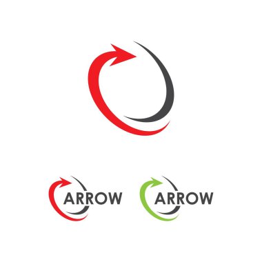 Ok ilüstrasyon logo vektör şablonu