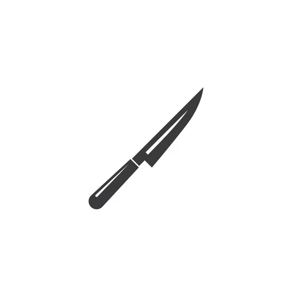 Kniv Matlagning Kock Logotyp Illustration Vektor Design — Stock vektor