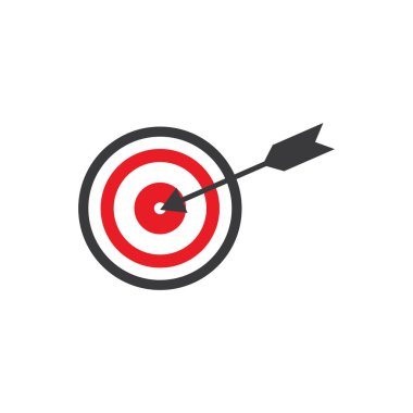 Target icon illustration template design