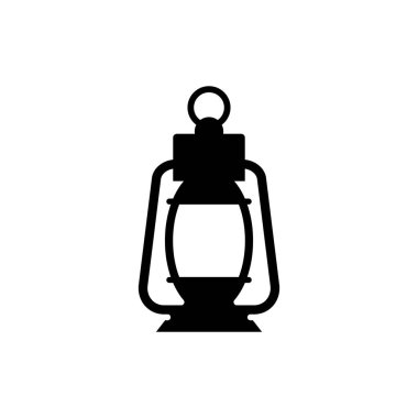 Geleneksel bir İslami fener ikonunun silueti
