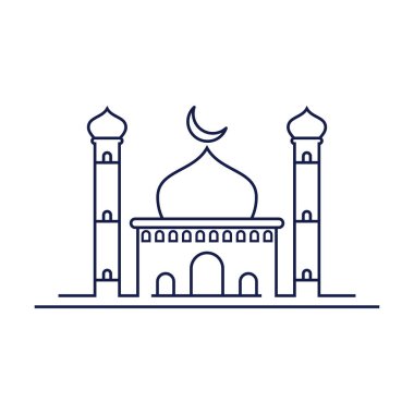 Cami logosu düz tasarım