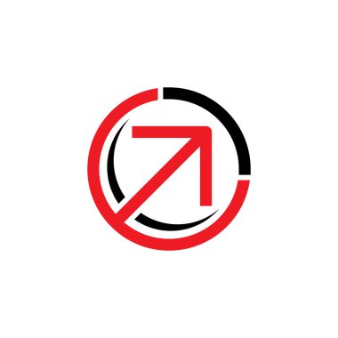 Ok ilüstrasyon logo vektör şablonu