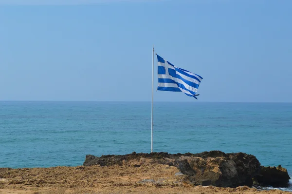 ギリシャ国旗 — ストック写真