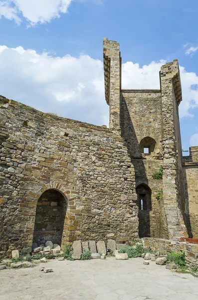 Eski kalenin kalıntıları.