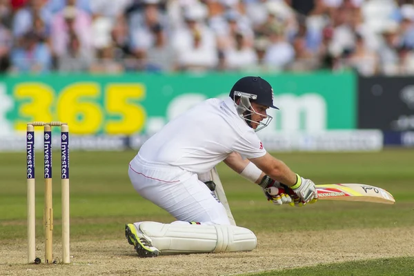 Die Investec Asche erster Testspieltag drei — Stockfoto