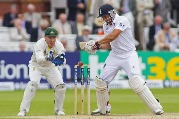 Investec Ashes anden test match dag tre - Stock-foto