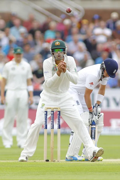 Cricket: Inglaterra v Australia 4º Día de Prueba de Cenizas Uno — Foto de Stock