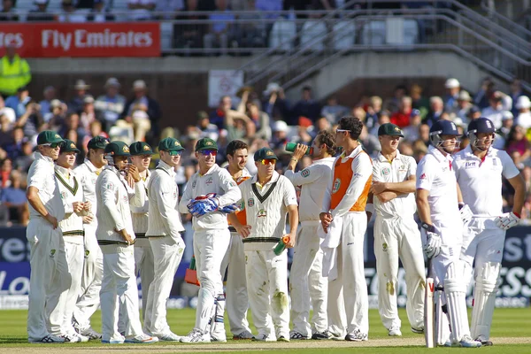 Cricket: Engeland v Australië 4e as test dag — Stockfoto