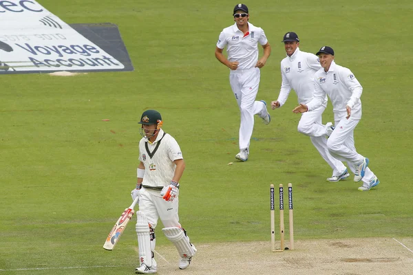 Cricket: england v Australien 4. askan testa dag två — Stockfoto