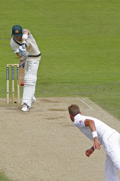 Cricket: england v Australien 4. askan testa dag två — Stockfoto