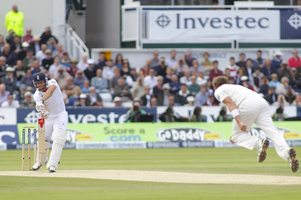 Kriket: İngiltere v Avustralya 4 külleri gün dört test — Stok fotoğraf