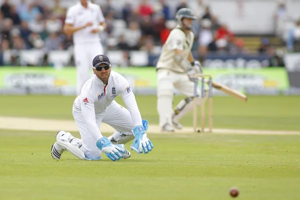 Cricket: england v Australien 4. askan testa dag fyra — Stockfoto