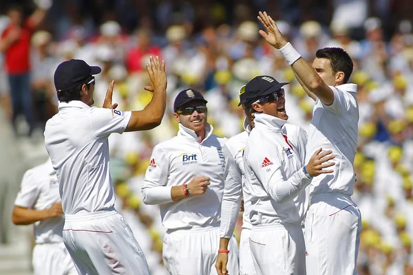 Internationaal cricket Engeland v Australië Oriel as 5e tes — Stockfoto