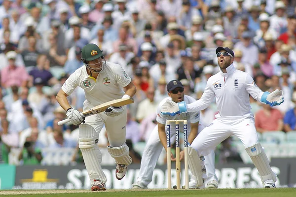 Internationaal cricket Engeland v Australië Oriel as 5e tes — Stockfoto