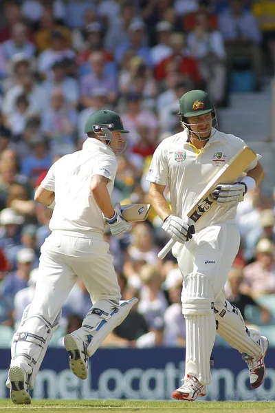 Uluslararası kriket İngiltere v Avustralya investec külleri 5 test — Stok fotoğraf