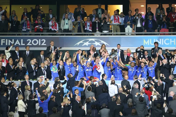 Liga mistrů 2012 školení konečný Chelsea — Stock fotografie