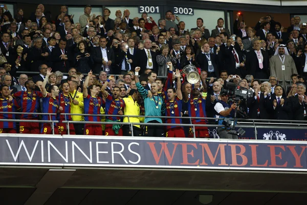 GBR: Football Champions League Final 2011 — Stockfoto