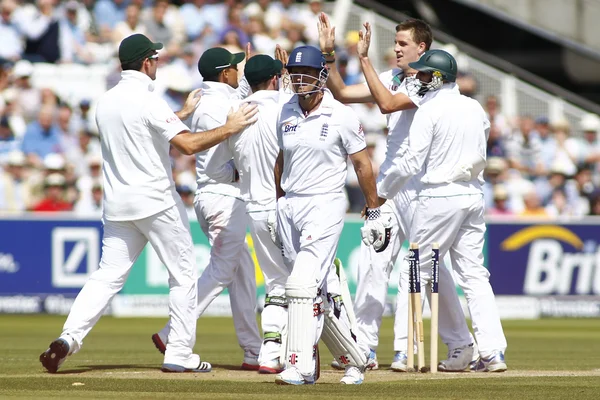 2012 Engeland v Zuid-Afrika 3de Test wedstrijddag 2 — Stockfoto