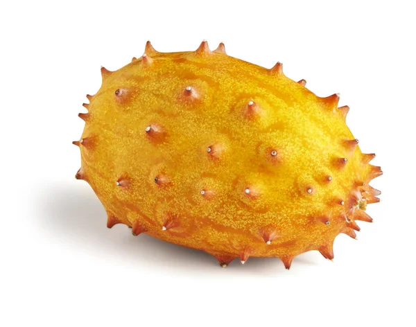 Kiwano em branco — Fotografia de Stock