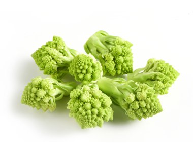 Romanesco brokoli florets kesmek