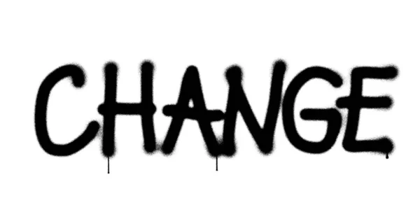 İzole edilmiş tabela spreyini değiştir. Graffiti konsepti sanat gücü, pozitif devrim ve aktivist protesto ikonu. Hava fırçası boyası. Şehir soyut sanat eserleri. Alfa kanalı siyah ve beyaz.