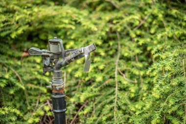 Su fıskiyesi parka monte edilmiş..