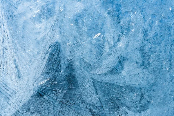 Frozen Ice Texture Glass — Stock Photo, Image